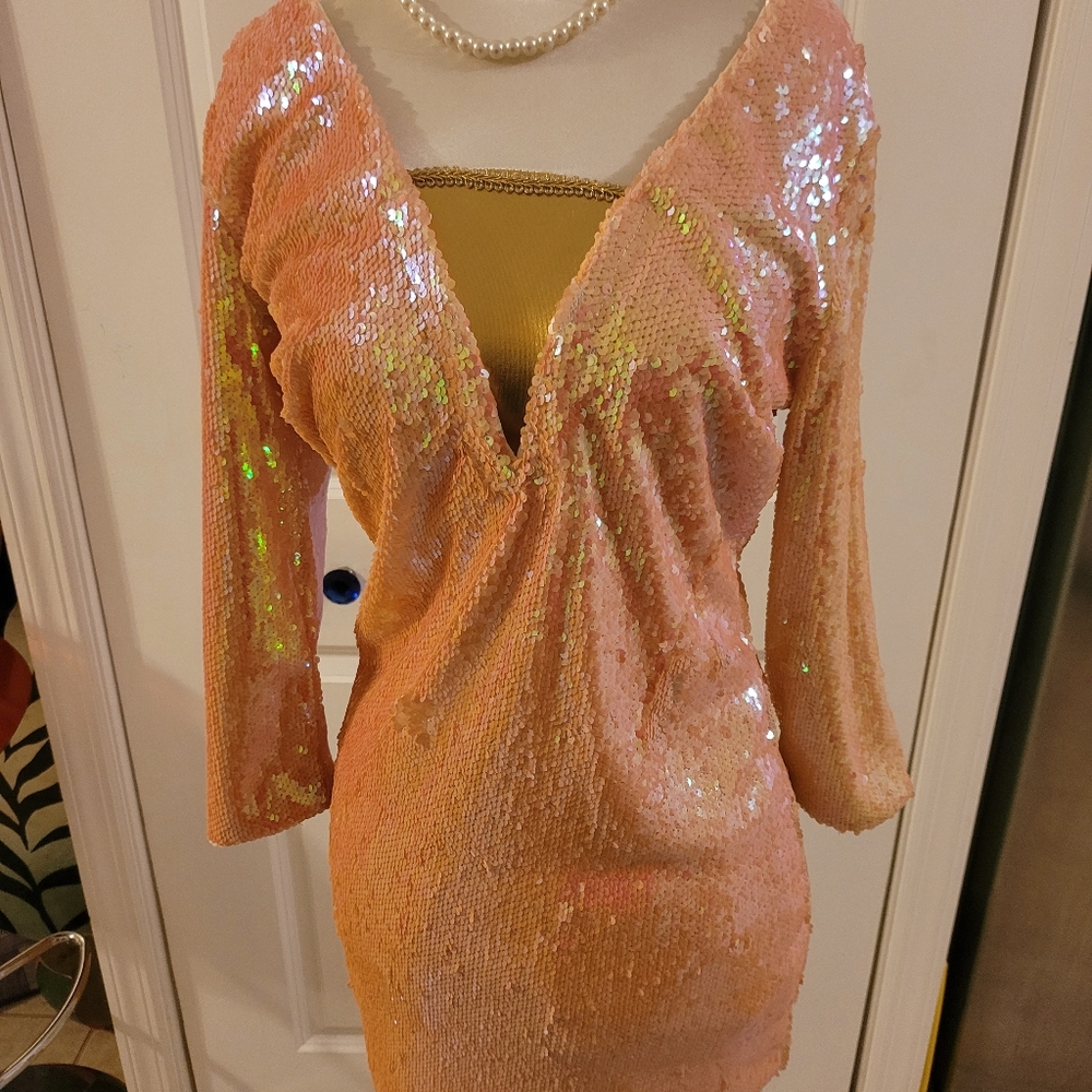 Venus Sequin Party Dress